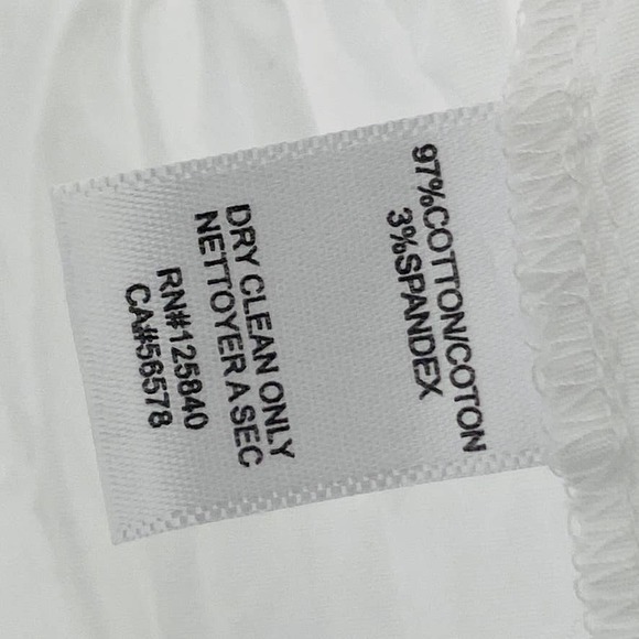 Intermix White Bennet Smocked Sleeve Short Tiered Ruffle Dress Tie Front Sz Sm - Picture 10 of 12